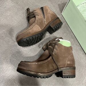 Salvia Charley Women’s Brown Suede Shoes 36